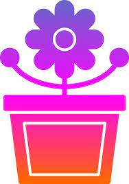 Flower Pot Vector Icon Design 29077545