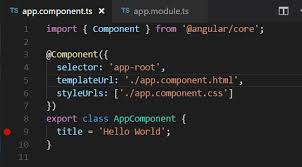 angular typescript tutorial in visual