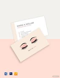 free makeup artist business card