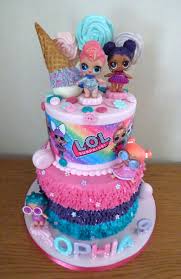 Kids are ones who keep their excitement level 100%. 2 Tier Lol Themed Birthday Cake Susie S Cakes