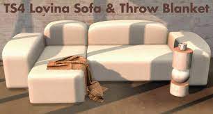 lovina sofa throw blanket the sims