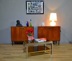 Teak And Brass Sideboard Italy 1960s