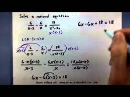 solve a rational equation with infinite