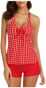 Suitable for home and restaurant. Wholesape Cheap Murtial Womens Camisole Striped Polka Dot Printed Padded Tankini Top With Bottom Swimwear Swimsuit M 3xl All Goods Are Specials Www Miautohoy Com Ar
