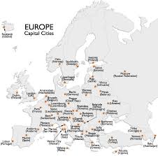 Harta Europei Tari Si Capitale World Map Europe Europe Map