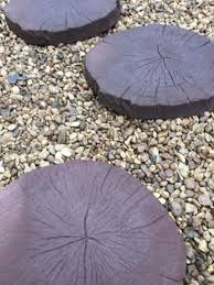 Log Stepping Stones Brown 375mm Approx