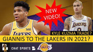 Los angeles lakers 2021 icon edition swingman youth nba shorts. Lakers Rumors Giannis To La In 2021 Sign Darren Collison Kyle Kuzma Trade Mailbag Youtube
