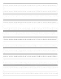 Lined Paper Kindergarten Printable Wide Ruled Paper Free Lined