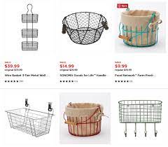 Numbered Wire Baskets Wall Decor 27 99