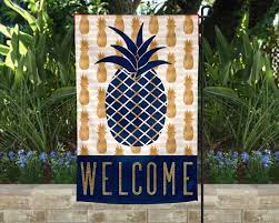 Welcome Pineapple Garden Flag Welcome