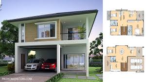 house plans 7 5x12 meter with 4