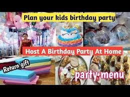 12 Tips To Plan Birthday Party At Home