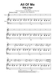 Download All Of Me John Legend Violin Piano Sheet Music By