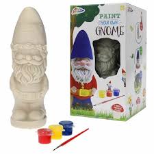 Paint Your Own Garden Gnome Statue