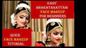bharatanatyam face makeup tutoria
