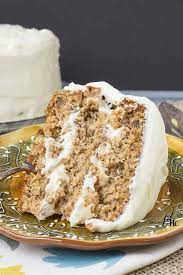 old fashioned banana layer cake with