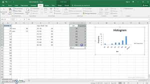 Use Excel 2016 To Make Frequency Distribution And Histogram For Quantitative Data