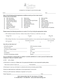 makeup questionnaire fill out sign