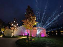 outdoor lighting hire and light effects