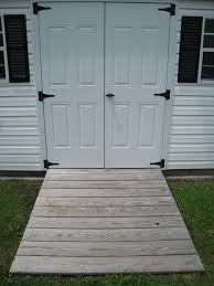 Wooden shed ramps sustain less weight and quickly rot especially if not treated. Sprucing Up A Storage Shed Momhomeguide Com