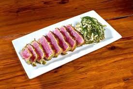 wasabi crusted ahi tuna limited menu
