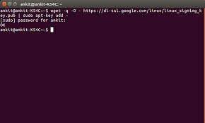 install google chrome in ubuntu 16 04