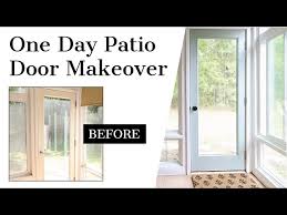 One Day Patio Door Makeover How To