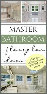 Master Bathroom Floorplan Ideas You
