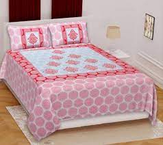 King Size Cotton Double Bedsheet For Home