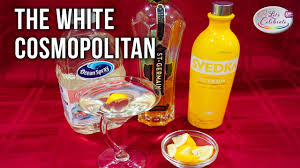the white cosmopolitan lemon vodka