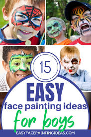 15 fun face painting ideas for boys