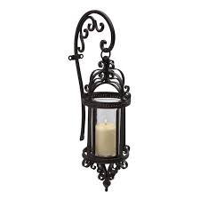 Wrought Iron Candle Sconces Wall Lantern