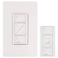 Lutron Caseta Wireless Smart Lighting Dimmer Switch And Remote Kit For Wall And Ceiling Lights White Smart Led