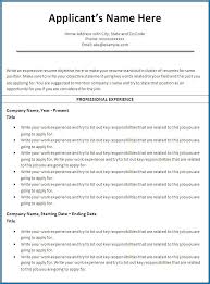 In this type of resume, your work history is listed with either your current job or the most recent position. Free Printable Chronological Resume Template Templateral