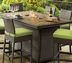 Outdoor Patio Set Fire Pit Table