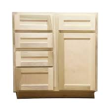 Looking for where to buy surplus unfinished kitchen cabinets for your home? 30 In Sink And Drawer Base Vanity Bathroom Cabinet In Unfinished Poplar Shaker Style