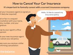 Let them know that you intend to cancel your policy and ask about the proper procedure for doing so. How To Cancel Car Insurance