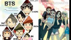 Blackpink yg korinkorea instagram profile picdeer. Bts And Blackpink Anime Wallpapers Wallpaper Cave