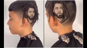 High fade with design haircut tutorial. Boy Gets J Cole Cut In His Hair With Actual Dreads Youtube