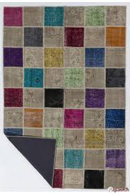 200x300 cm multicolor patchwork rug