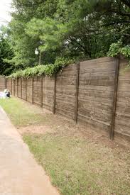 build a wood fence on a chainlink fence