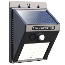 Shop 20 Led Solar Powered Pir Motion Sensor Light Waterproof Outdoor Garden Fence Patio Security Wall Lamp Night Overstock 16739657