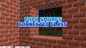 Papa Smurfs Connected Glass