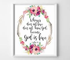 Biblical quotes trivia quizzes in the religion category. Bible Verse 1 John 4 8 God Is Love Printable Bible Quotes Etsy