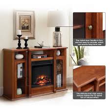 Cherry Electric Fireplace Tv Stand