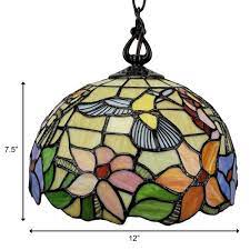 stained glass pendant lamp shades