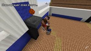 this minecraft basketball court may