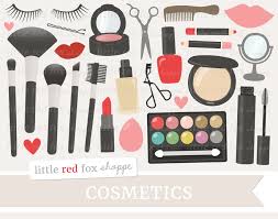makeup clipart by little red fox pe