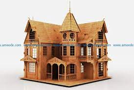 Doll House Plans File Cdr And Dxf Free