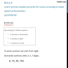Ex 1 1 3 Insert Commas And Write Names According To